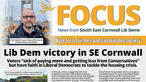 May 2024 newsletter for South East Cornwall