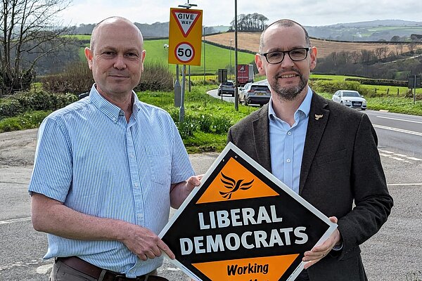 Colin with Police and Crime Commissioner candidate Steve Lodge