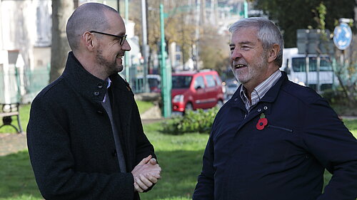 Colin Martin with Colin Breed