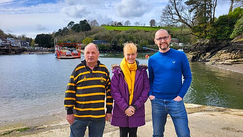 Jim, Hilary and Colin